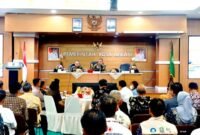 Musrenbang RKPD 2027 digelar Bapperida Kota Bekasi di Aula Nonon Sonthanie, Kamis (16/4).(Foto: Humas Pemkot Bekasi)