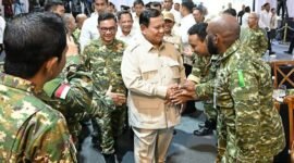 Presiden RI Prabowo Subianto pada kegiatan Kursus Pemantapan Pimpinan Daerah (KPPD) di Kompleks Akademi Militer, Magelang, Jawa Tengah, Sabtu (18/4/2026).(Foto: Istimewa)