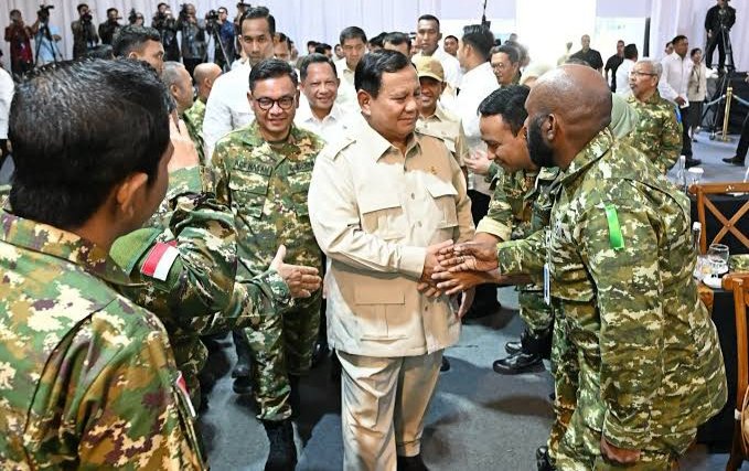 Presiden RI Prabowo Subianto pada kegiatan Kursus Pemantapan Pimpinan Daerah (KPPD) di Kompleks Akademi Militer, Magelang, Jawa Tengah, Sabtu (18/4/2026).(Foto: Istimewa)