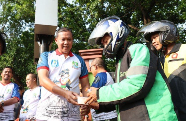 Wali Kota Bekasi Tri Adhianto pada kegiatan 