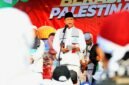 Wali Kota Bekasi Tri Adhianto pada kegiatan Aksi Solidaritas Palestina bertajuk: 