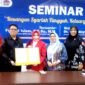 Pendampingan MoU antara GOW Kota Bekasi oleh Hj Tati Arianingsih dan UMID oleh Hasan Basri di aula UMID Kota Bekasi, Kamis (26/8/2026).(Foto: Infomedia Nasional)