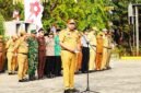 Wali Kota Bekasi Tri Adhianto memimpin Apel Pagi.(Foto: Hms Pemkot Bekasi)