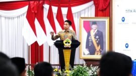 Wamendagri Akhmad Wiyagus keynote speech dalam Rakor Penguatan Tata Kelola Pemerintahan Daerah dan Pencegahan Korupsi di Gedung Gradhika Bhakti Praja, Semarang, Kamis (20/8/2026).(Foto: Istimewa)