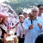 Zulhas didampingi Tri Adhianto secara resmi membuka Apel GEBRAK yang merupakan singkatan dari Gerakan Energi Bersih, Reduksi Sampah, Aksi Pilah, Kolaborasi Inovatif dalam rangka groundbreaking pembangunan PSEL Kota Bekasi.(Foto: Hms Pemkot Bekasi)