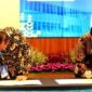 penandatanganan kesepakatan bersama antar daerah dan Pemanfaatan aplikasi SISGITA yang dihadiri Wali Kota Bekasi Tri Adhianto bersama sejumlah kepala perangkat daerah di Balai Kota Tangerang Selatan, Senin (21/9/2026).(Foto: Hms Pemkot Bekasi)