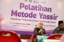 Ketua TP PKK Kota Bekasi sekaligus Ketua Majelis Taklim Nurul Fathia, Wiwiek Hargono Tri Adhianto, membuka kegiatan Pelatihan Terjemah Al-Qur’an Metode Yatsir di Masjid Agung Al Barkah, Kota Bekasi, Selasa (1/9/2026).(Foto: Hms Pemkot Bekasi)